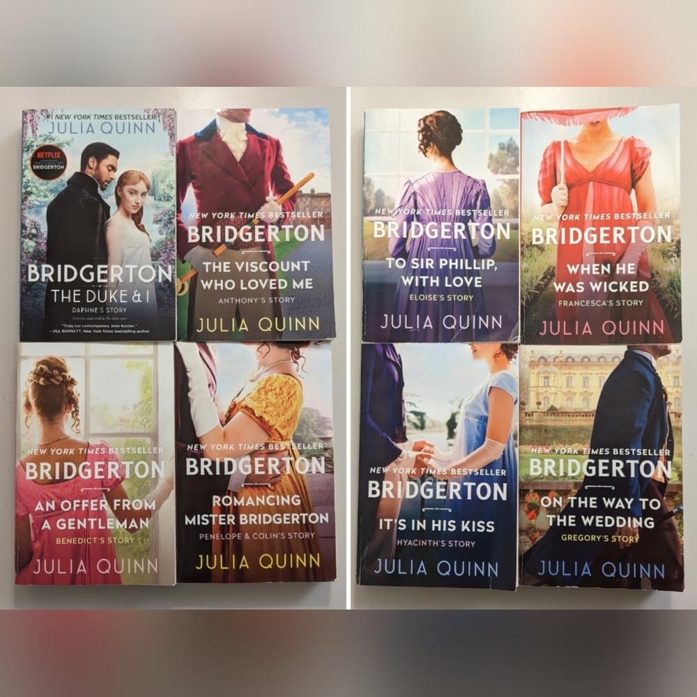 Bridgerton books 1-8 box set